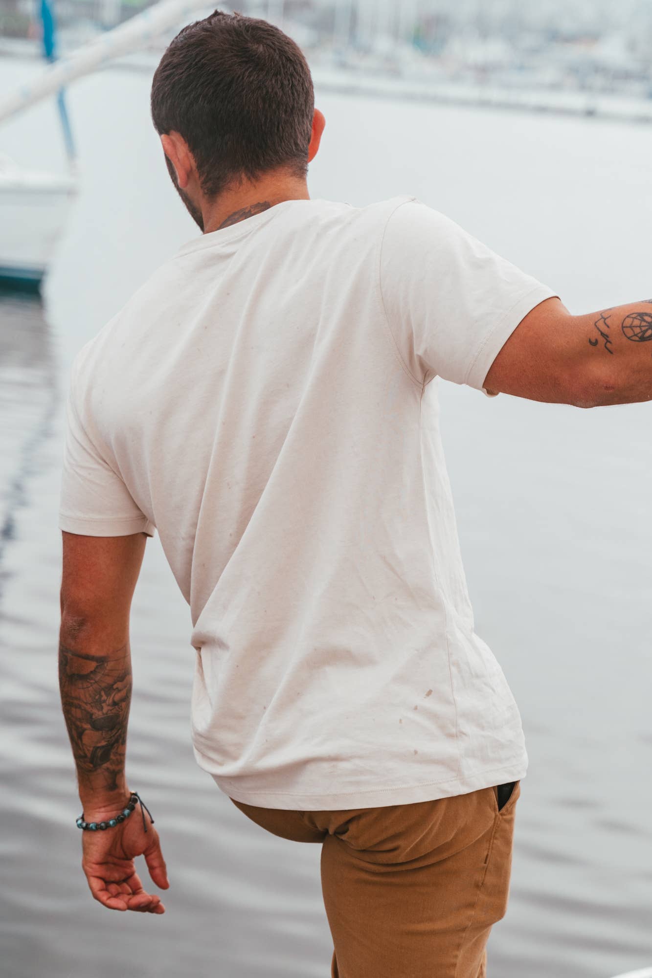 Men's Organic Cotton T-Shirt | Beige