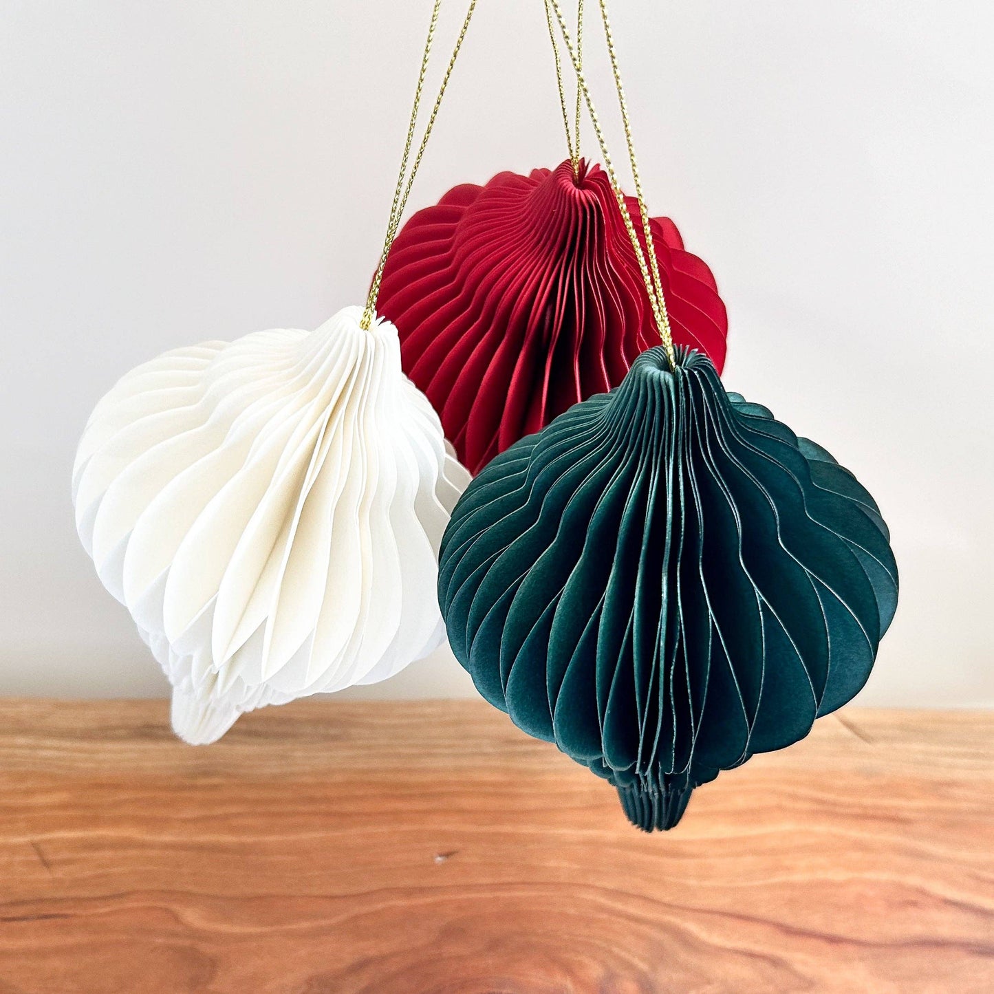 Paper Christmas Ornaments