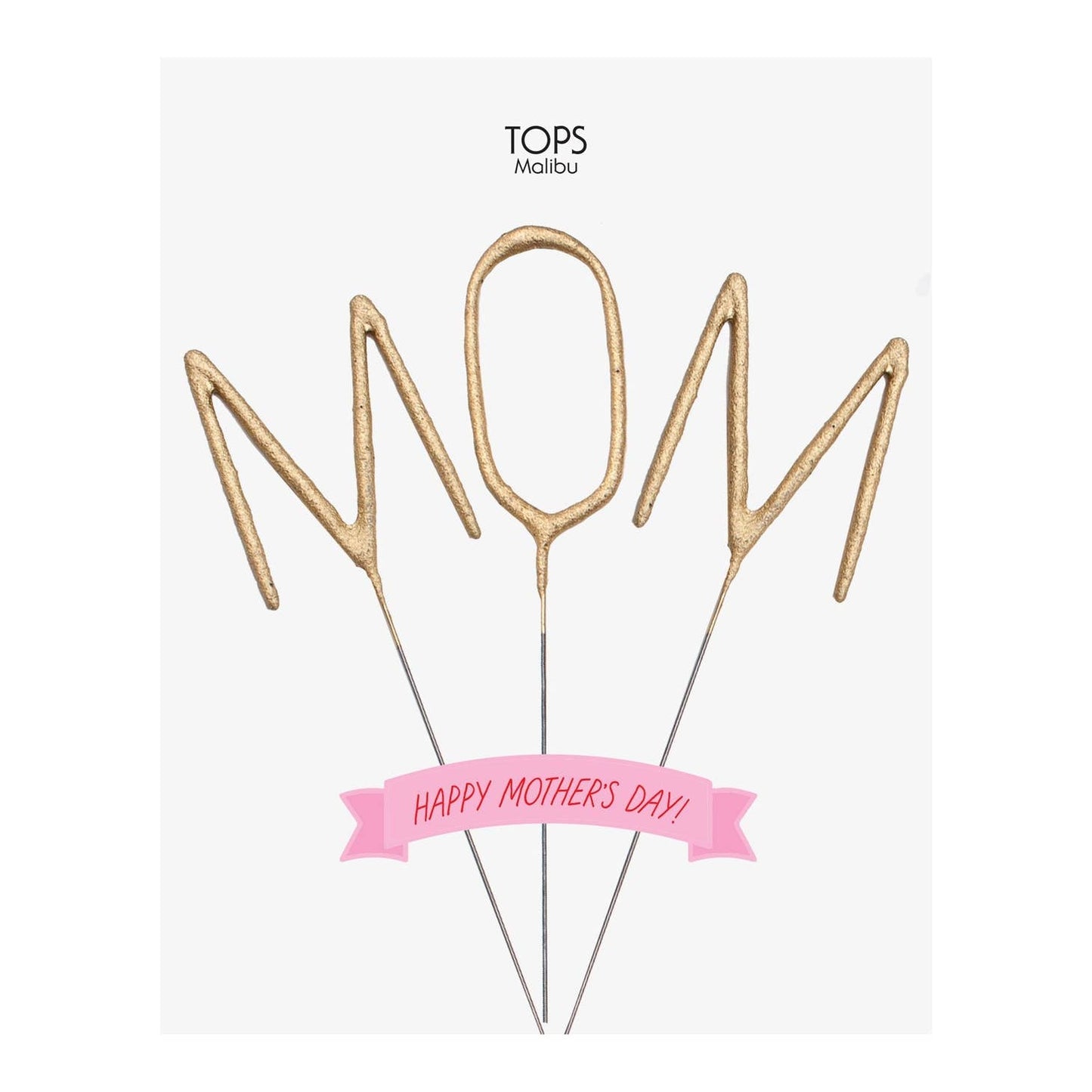 Mom Big Golden Sparkler Wands