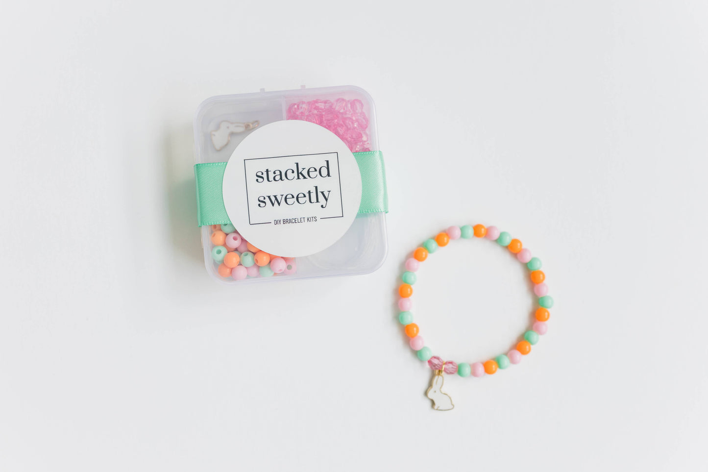 Mini Bunny Love Bracelet Craft Kit