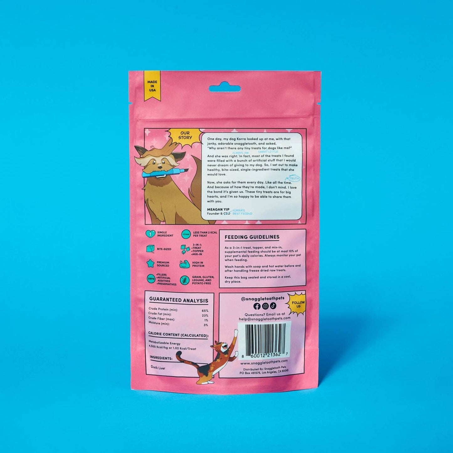 Duck Liver Freeze Dried Treats