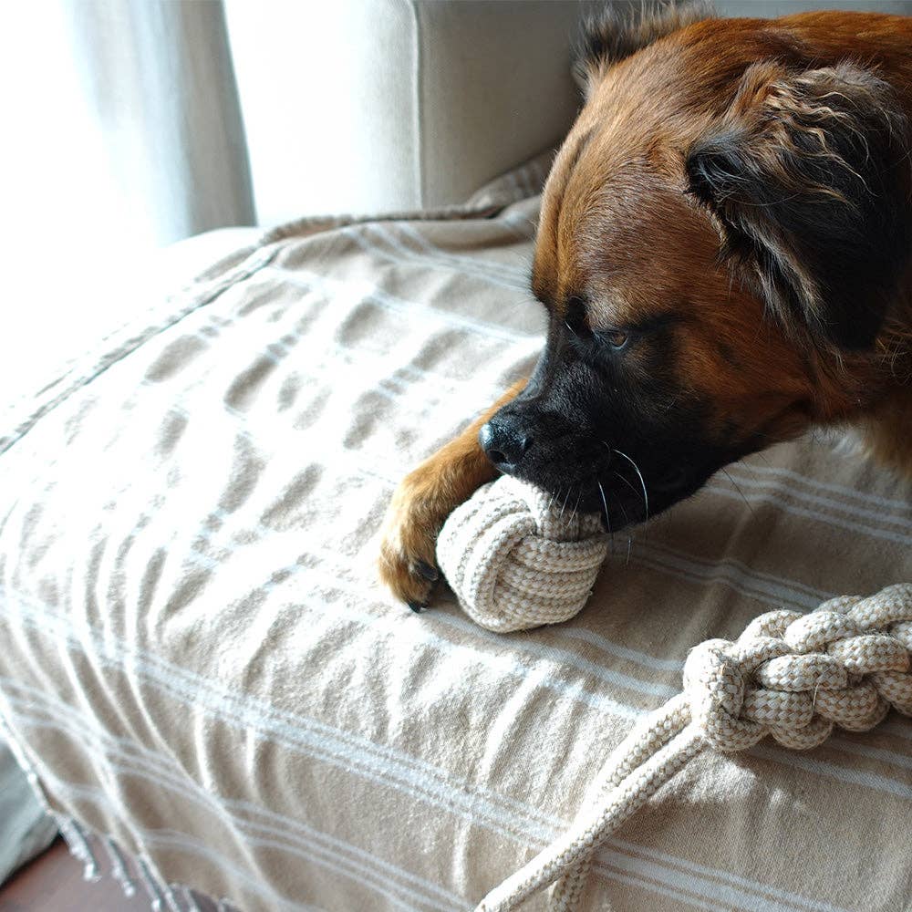 Hemp Rope Dog Ball Toy