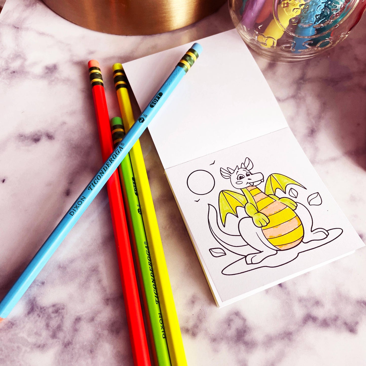 Dinos Dragons Diggers and Dogs Coloring Book