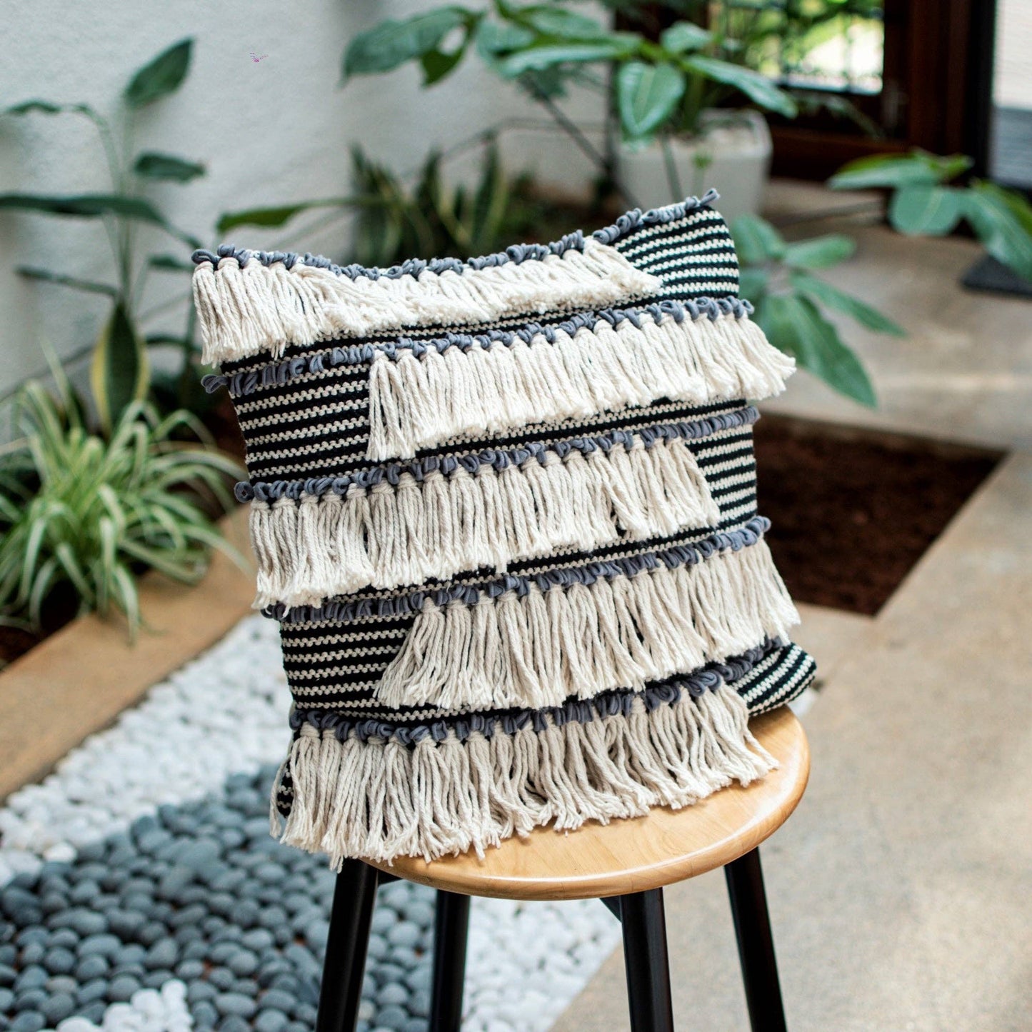 Avelina Tassel Throw Pillow