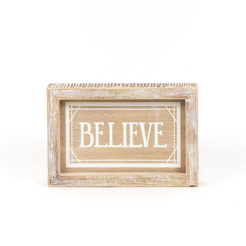 Framed Reversible Wood Signs
