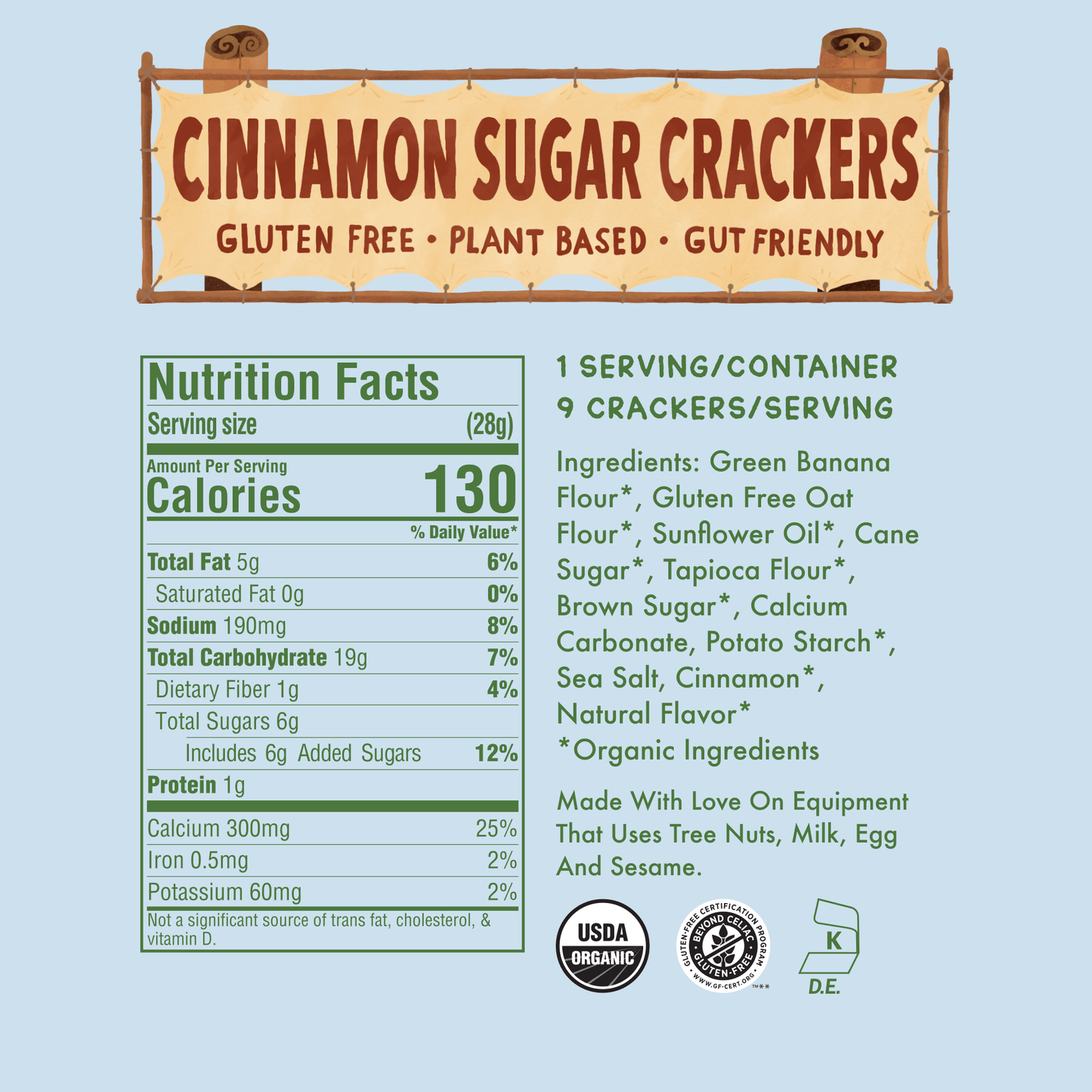 Cinnamon Sugar Graham Crackers