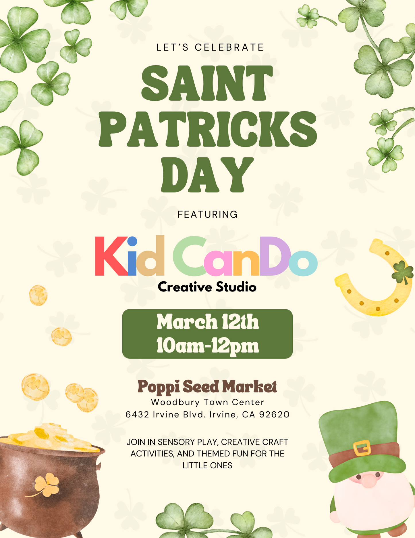 St. Patrick's Day Play Date