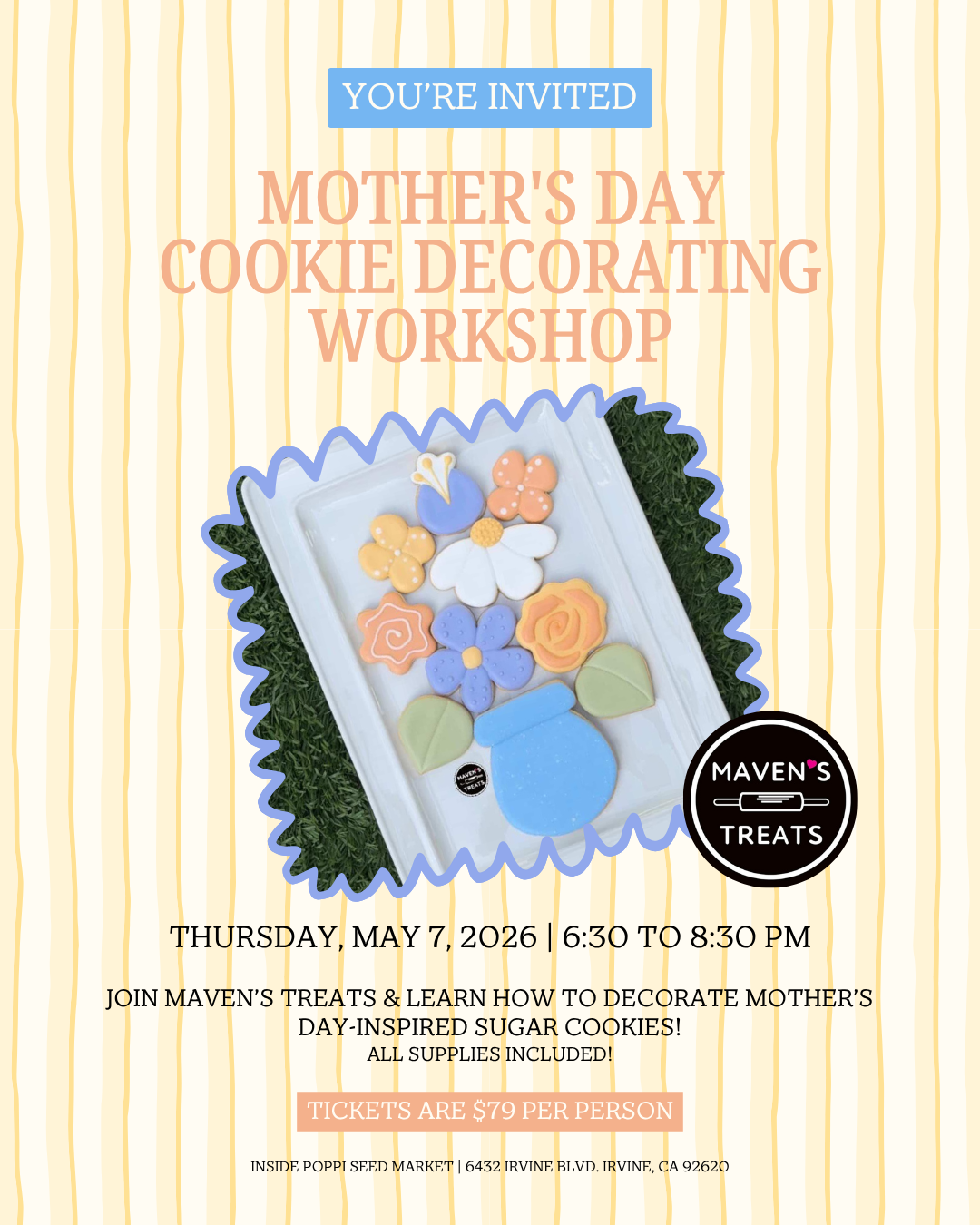 Mother's Day Cookie Decorating Workshop