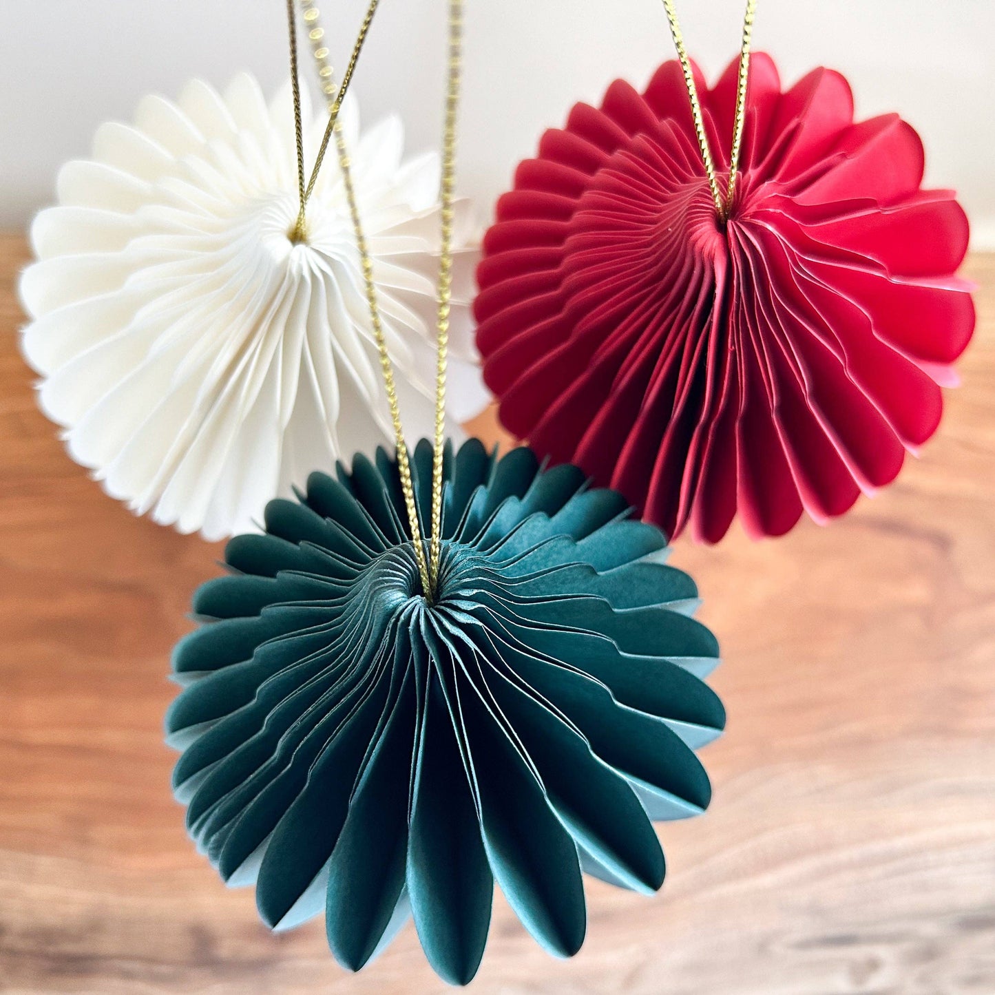 Paper Christmas Ornaments
