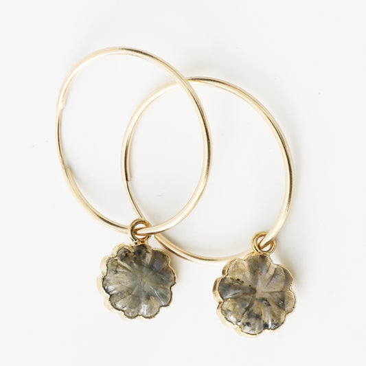 Bloom Hoop Earrings