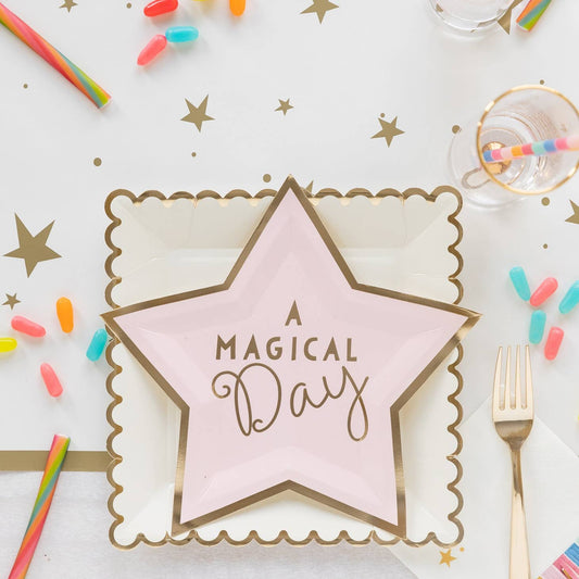 A Magic Day Star Plates - Favorite Little Things Co