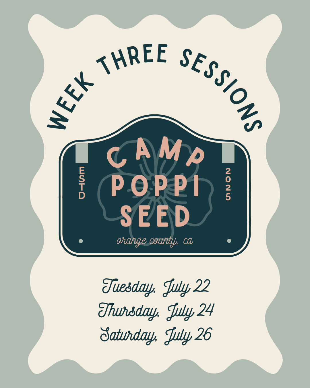 Camp Poppi Seed - Day 8
