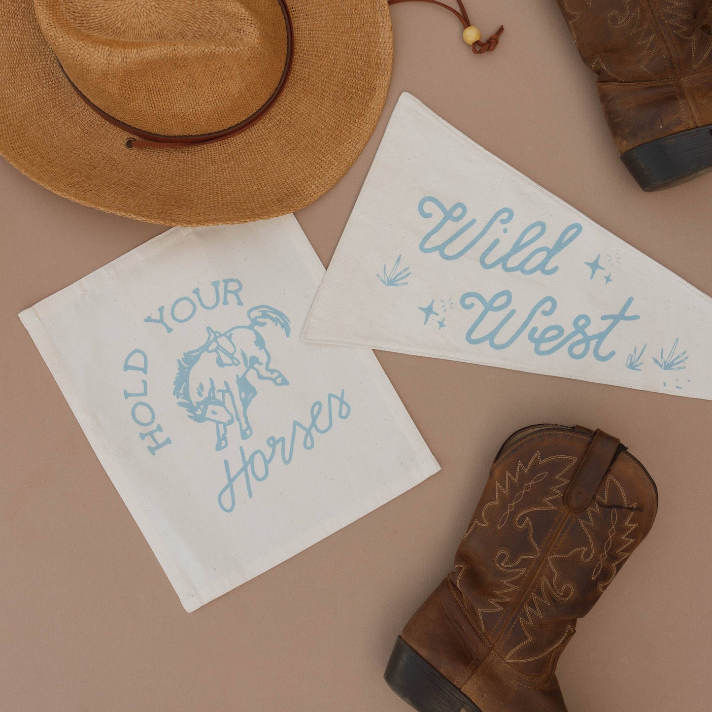 Wild West Canvas Pennant