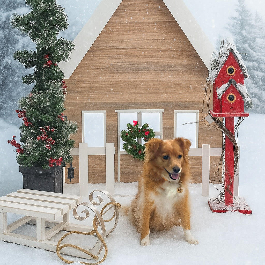 Holiday Pet Photo Shoot