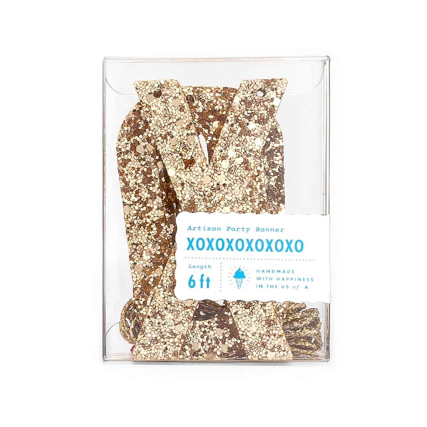 Golden XOXO Artisan Banner