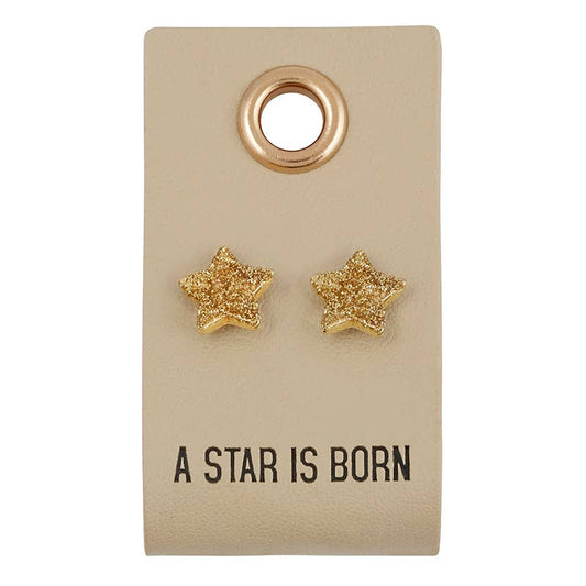 A Star is Born Gold Earrings