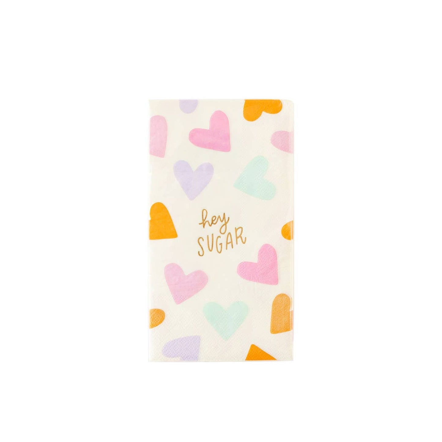Gold Foil Hey Sugar Guest Towels