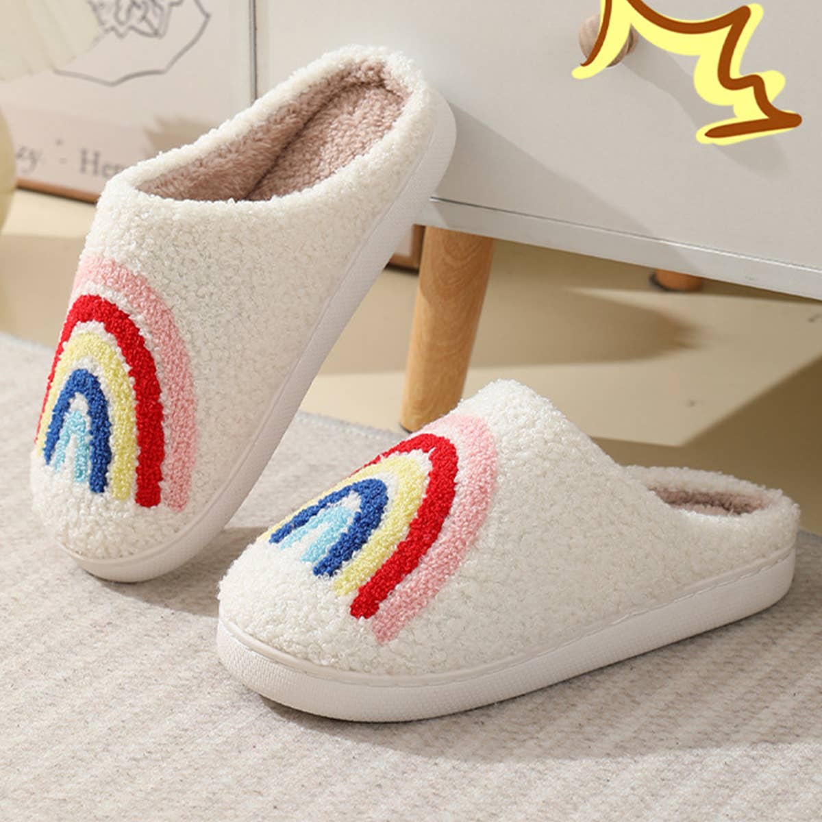 Rainbow Slippers