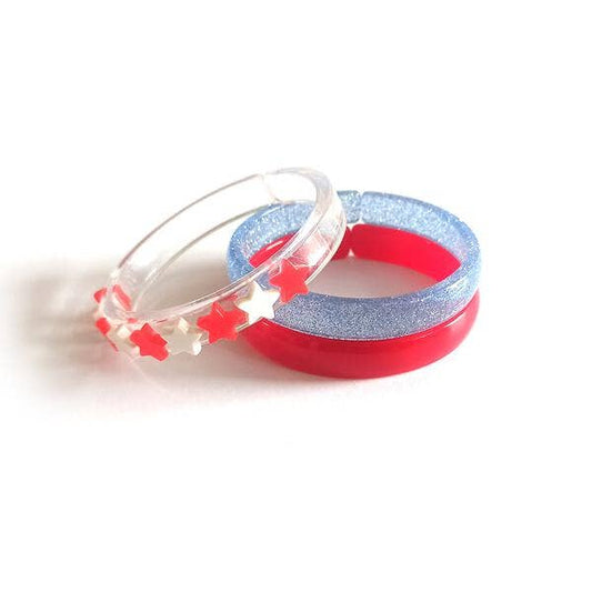Stars 4th of July Bangle Set