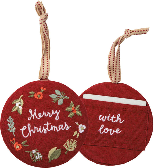 Merry Christmas With Love Ornament