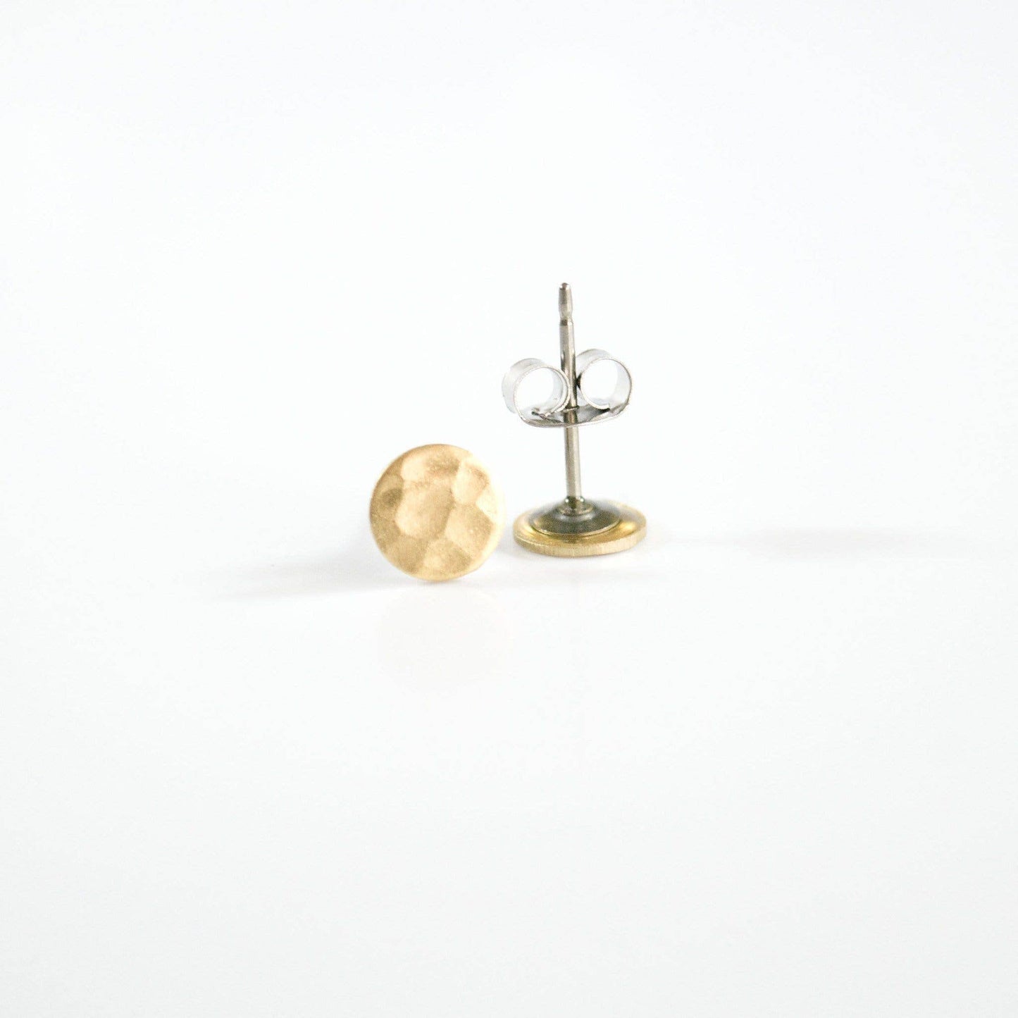 Hammered Circle Earrings