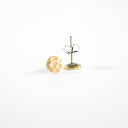 Hammered Circle Earrings