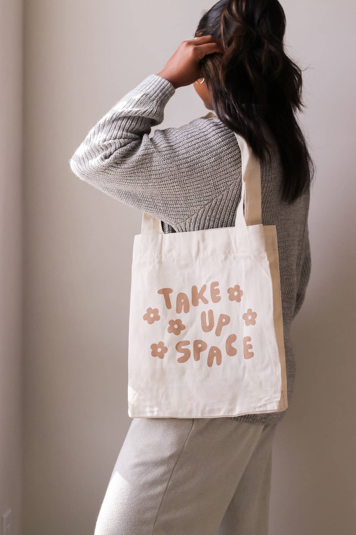 Take Up Space Canvas Tote