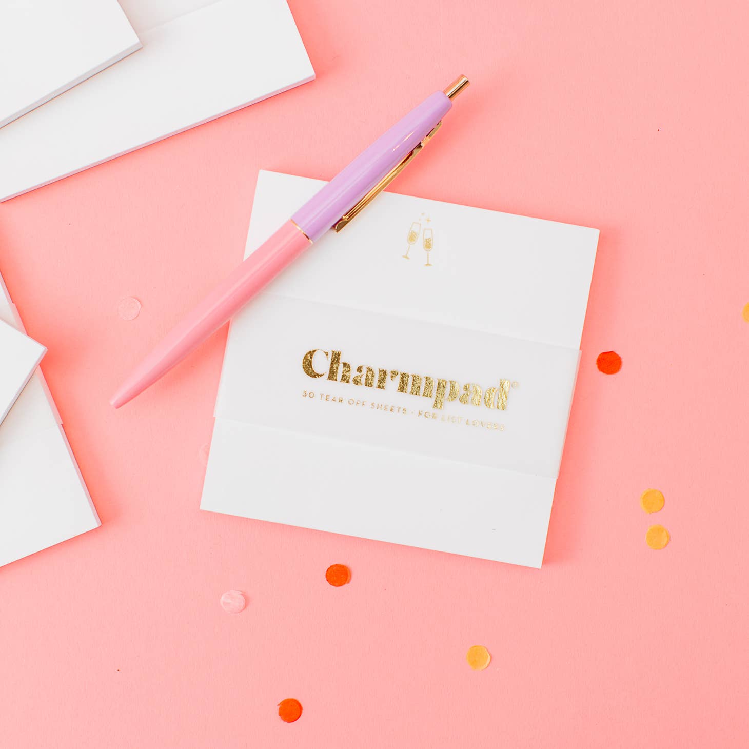 Champagne Glasses Charmpad - Favorite Little Things Co