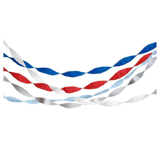 Red, White & Blue Streamers