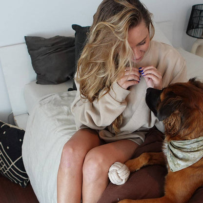 Hemp Rope Dog Ball Toy