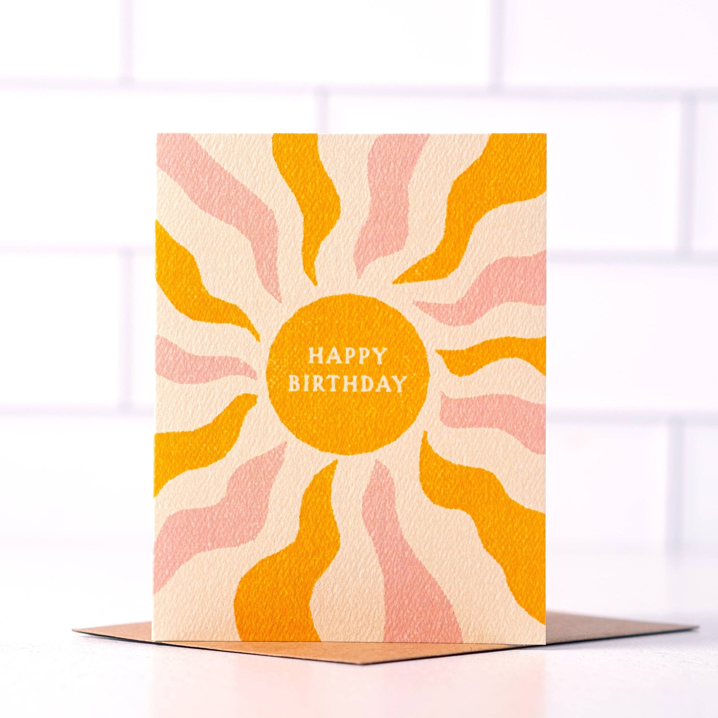 Happy Birthday - Boho Sun Birthday Card