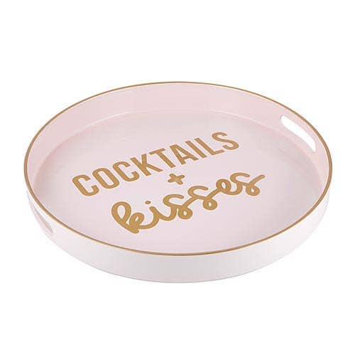 Cocktails + Kisses Bar Tray