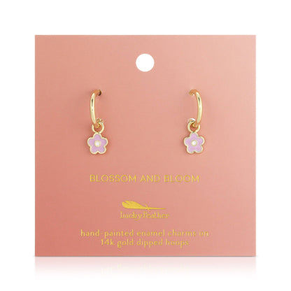 Blossom and Bloom Flower Drop Hoops