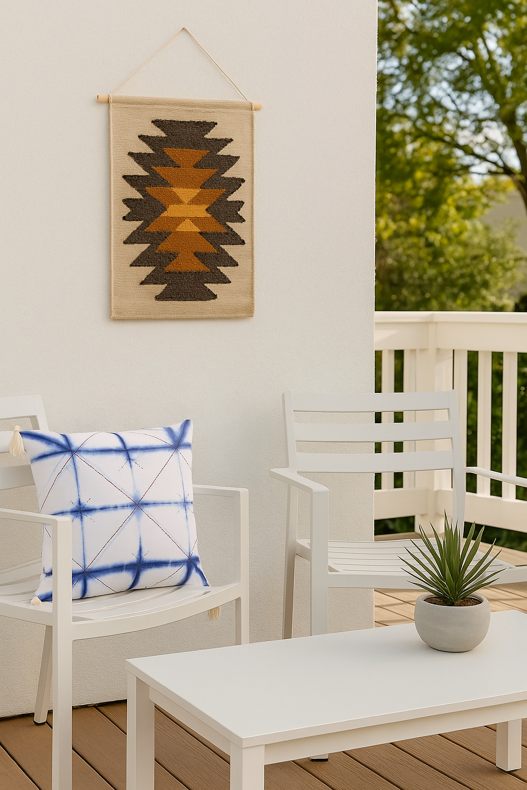 Eureka Indigo Cushion Cover