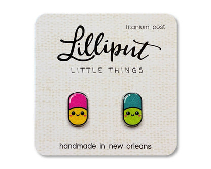 Happy Pill Earrings