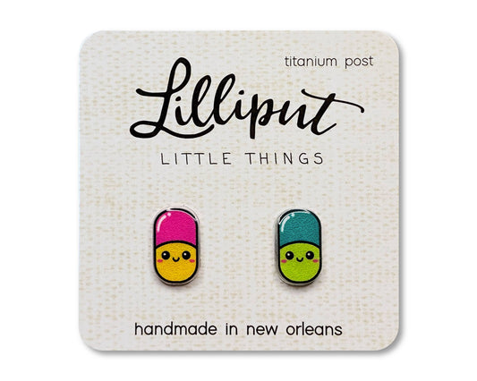 Happy Pill Earrings
