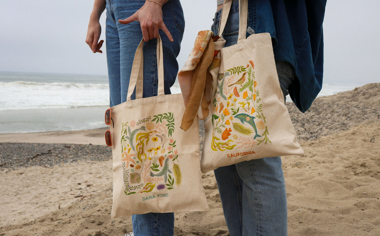 California Flora & Fauna Tote Bag