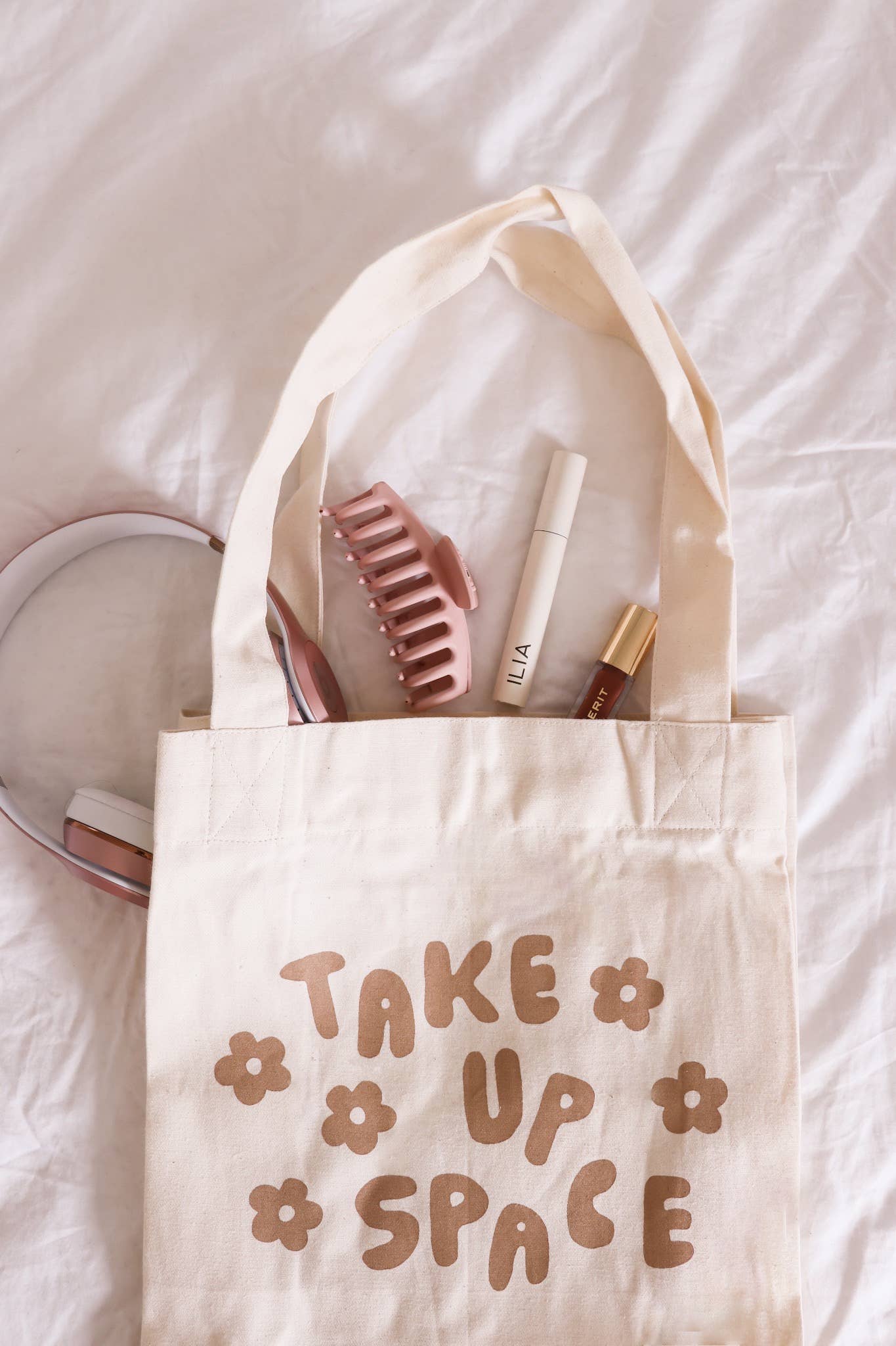 Take Up Space Canvas Tote