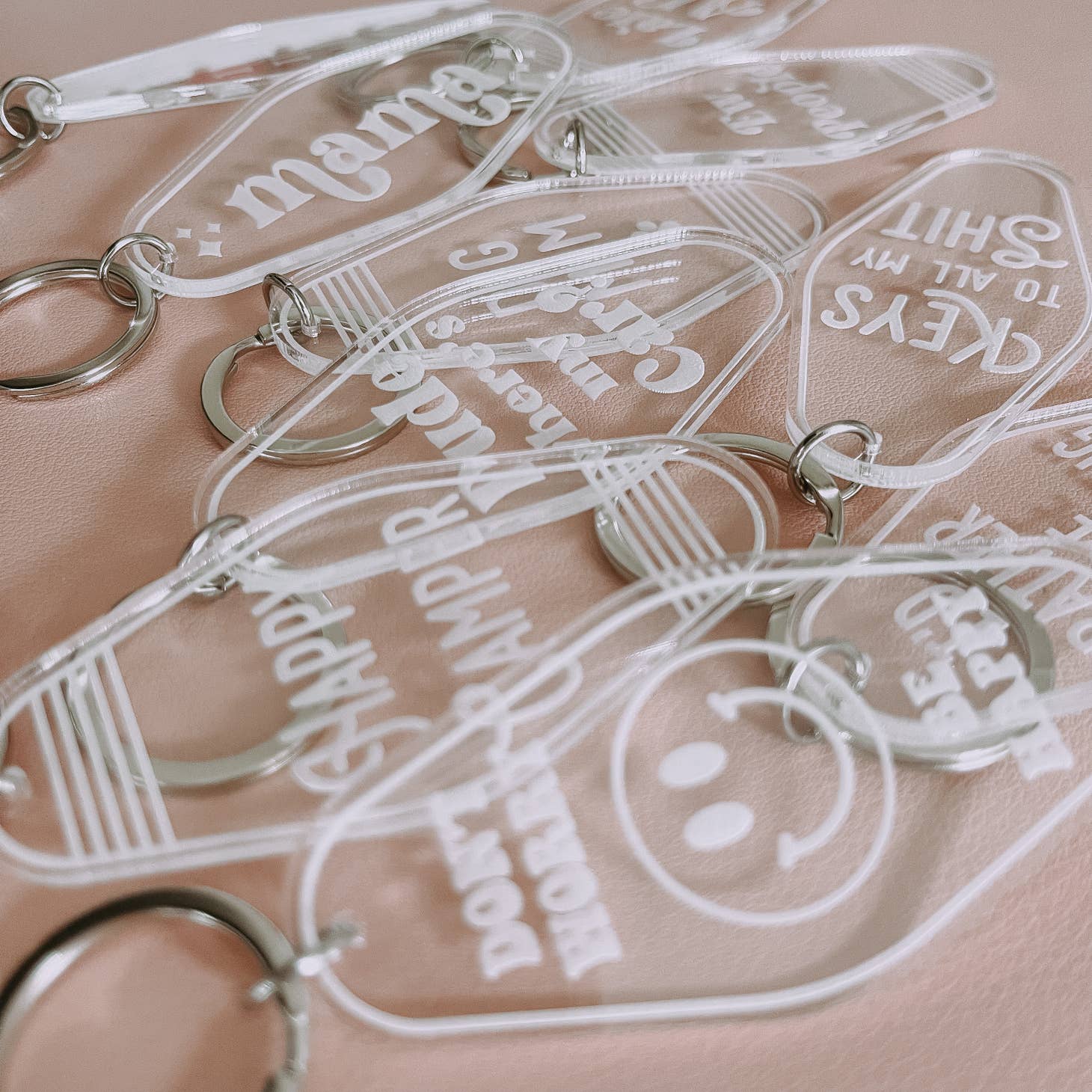 Acrylic Keychains - Beach, Disney & Dog Mom - Favorite Little Things Co