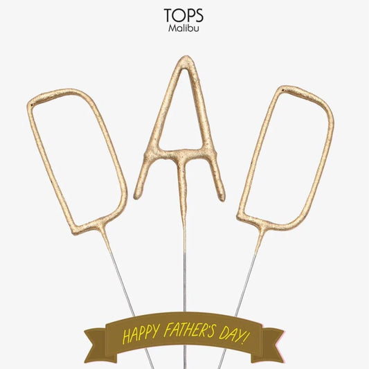 Dad Big Golden Sparkler Wands