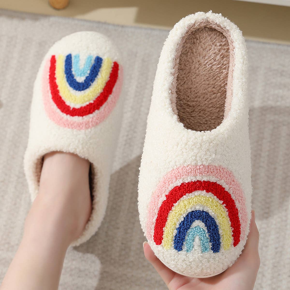 Rainbow Slippers