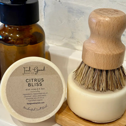 Solid Dish Soap Round Puck