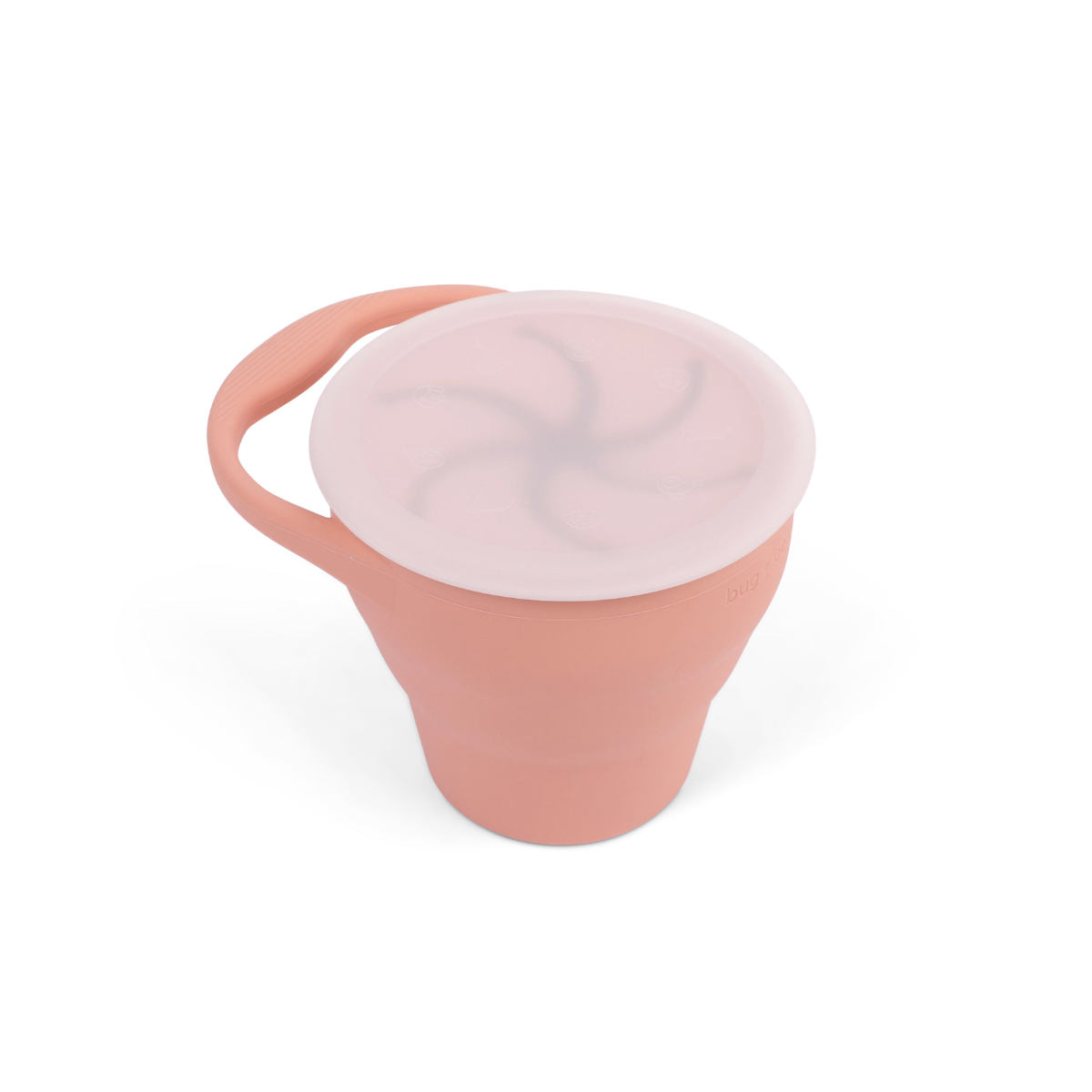 Muted Clay Foldable Silicone Snack Cup