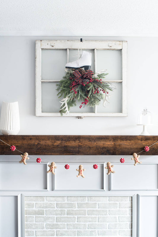 Gingerbread Felt Garland