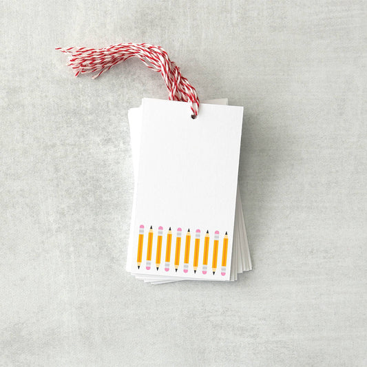 Pencils Gift Tag Set