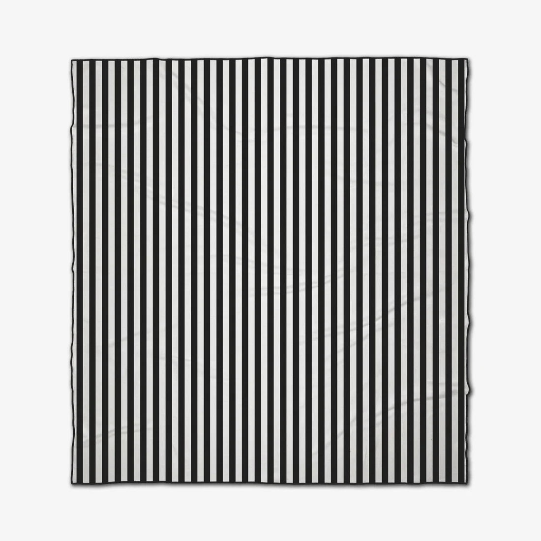 Black Stripes Beach and Picnic Blanket