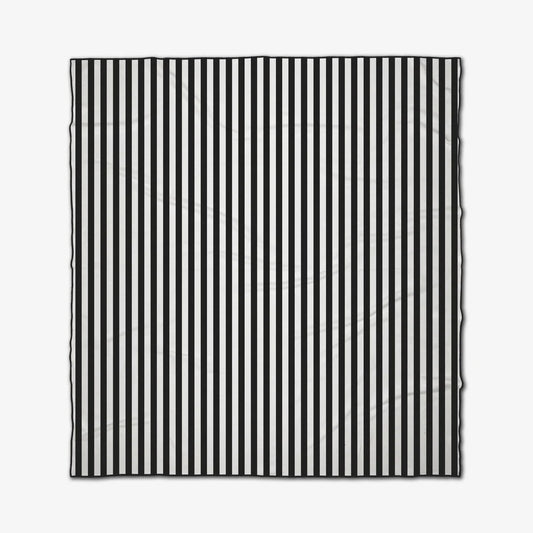 Black Stripes Beach and Picnic Blanket