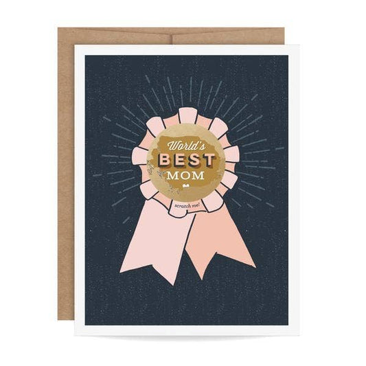 World's Best Mom Scratch-off Mother's Day Card | Favorite Little Things