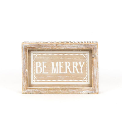 Framed Reversible Wood Signs