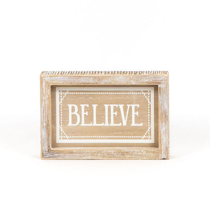 Framed Reversible Wood Signs